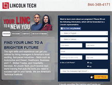 Tablet Screenshot of lincedu.com